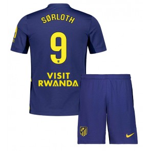Atletico Madrid Alexander Sorloth #9 Dětské Venkovní Dres 2025-26 Krátký Rukáv (+ trenýrky)