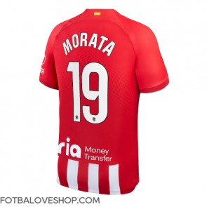 Atletico Madrid Alvaro Morata #19 Domácí Dres 2023-24 Krátký Rukáv