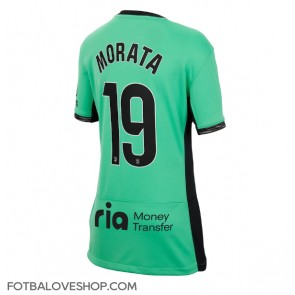 Atletico Madrid Alvaro Morata #19 Dámské Alternativní Dres 2023-24 Krátký Rukáv