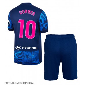 Atletico Madrid Angel Correa #10 Dětské Alternativní Dres 2024-25 Krátký Rukáv (+ trenýrky)