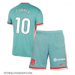 Atletico Madrid Angel Correa #10 Dětské Venkovní Dres 2024-25 Krátký Rukáv (+ trenýrky)