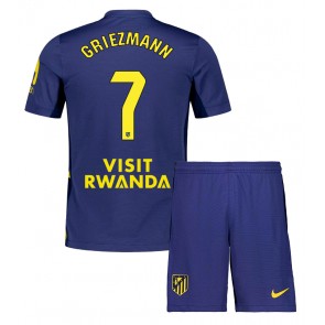 Atletico Madrid Antoine Griezmann #7 Dětské Venkovní Dres 2025-26 Krátký Rukáv (+ trenýrky)