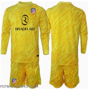 Atletico Madrid Brankářské Dětské Alternativní Dres 2024-25 Dlouhý Rukáv (+ trenýrky)