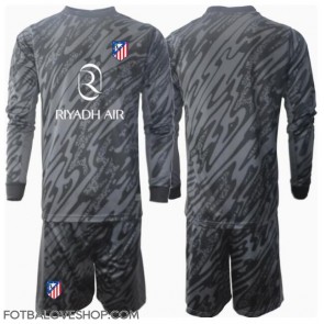 Atletico Madrid Brankářské Dětské Domácí Dres 2024-25 Dlouhý Rukáv (+ trenýrky)