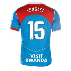 Atletico Madrid Clement Lenglet #15 Dámské Alternativní Dres 2025-26 Krátký Rukáv