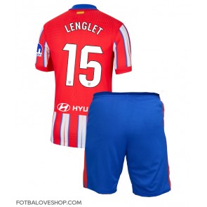 Atletico Madrid Clement Lenglet #15 Dětské Domácí Dres 2024-25 Krátký Rukáv (+ trenýrky)