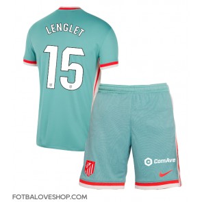 Atletico Madrid Clement Lenglet #15 Dětské Venkovní Dres 2024-25 Krátký Rukáv (+ trenýrky)