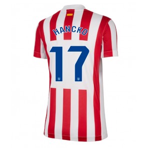 Atletico Madrid David Hancko #17 Dámské Domácí Dres 2025-26 Krátký Rukáv