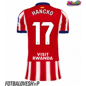 Atletico Madrid David Hancko #17 Dámské Domácí Dres 2026-27 Krátký Rukáv