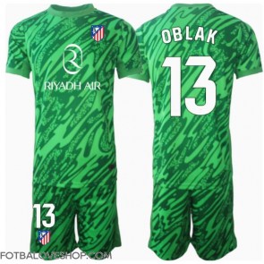 Atletico Madrid Jan Oblak #13 Brankářské Dětské Venkovní Dres 2024-25 Krátký Rukáv (+ trenýrky)