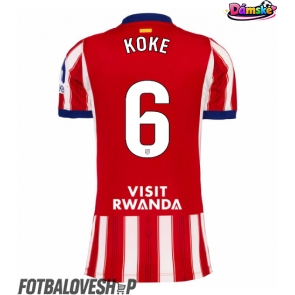 Atletico Madrid Koke #6 Dámské Domácí Dres 2026-27 Krátký Rukáv