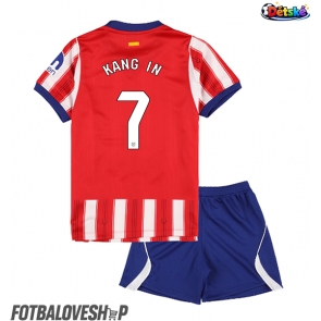 Atletico Madrid Lee Kang-in #7 Dětské Domácí Dres 2026-27 Krátký Rukáv (+ trenýrky)