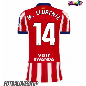 Atletico Madrid Marcos Llorente #14 Dámské Domácí Dres 2026-27 Krátký Rukáv