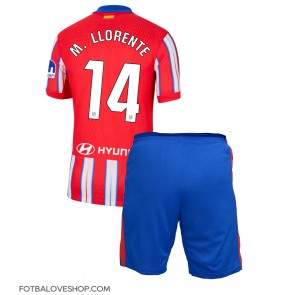 Atletico Madrid Marcos Llorente #14 Dětské Domácí Dres 2024-25 Krátký Rukáv (+ trenýrky)