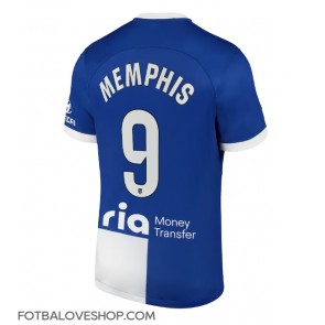 Atletico Madrid Memphis Depay #9 Venkovní Dres 2023-24 Krátký Rukáv