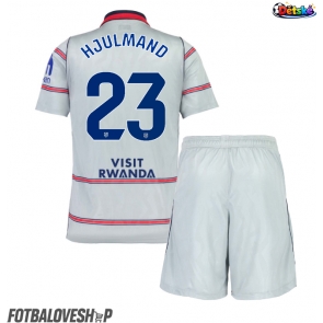Atletico Madrid Morten Hjulmand #23 Dětské Alternativní Dres 2026-27 Krátký Rukáv (+ trenýrky)
