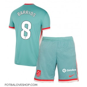 Atletico Madrid Pablo Barrios #8 Dětské Venkovní Dres 2024-25 Krátký Rukáv (+ trenýrky)