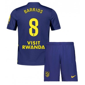 Atletico Madrid Pablo Barrios #8 Dětské Venkovní Dres 2025-26 Krátký Rukáv (+ trenýrky)