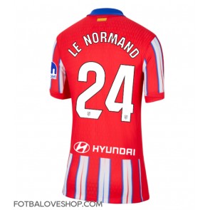 Atletico Madrid Robin Le Normand #24 Dámské Domácí Dres 2024-25 Krátký Rukáv