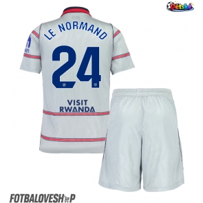 Atletico Madrid Robin Le Normand #24 Dětské Alternativní Dres 2026-27 Krátký Rukáv (+ trenýrky)