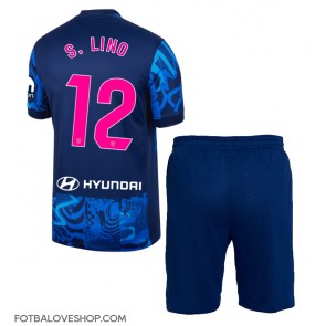 Atletico Madrid Samuel Lino #12 Dětské Alternativní Dres 2024-25 Krátký Rukáv (+ trenýrky)