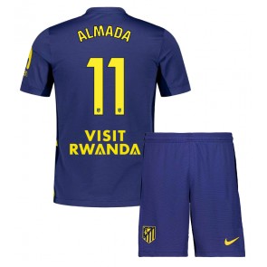 Atletico Madrid Thiago Almada #11 Dětské Venkovní Dres 2025-26 Krátký Rukáv (+ trenýrky)
