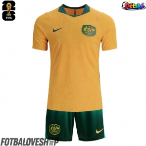 Austrálie Dětské Domácí Dres MS 2026 Krátký Rukáv (+ trenýrky)