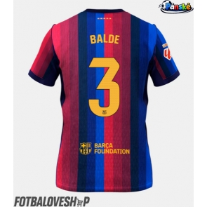 Barcelona Alejandro Balde #3 Domácí Dres 2026-27 Krátký Rukáv