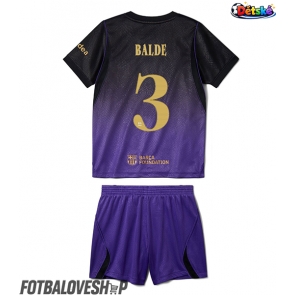Barcelona Alejandro Balde #3 Dětské Venkovní Dres 2026-27 Krátký Rukáv (+ trenýrky)