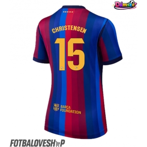 Barcelona Andreas Christensen #15 Dámské Domácí Dres 2026-27 Krátký Rukáv