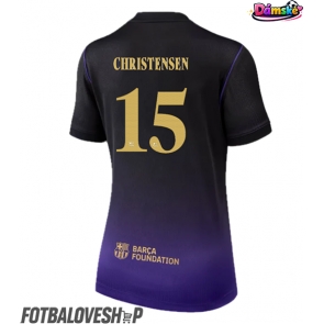 Barcelona Andreas Christensen #15 Dámské Venkovní Dres 2026-27 Krátký Rukáv