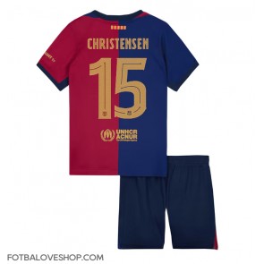 Barcelona Andreas Christensen #15 Dětské Domácí Dres 2024-25 Krátký Rukáv (+ trenýrky)