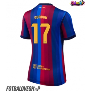 Barcelona Anthony Gordon #17 Dámské Domácí Dres 2026-27 Krátký Rukáv