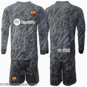 Barcelona Brankářské Dětské Alternativní Dres 2024-25 Dlouhý Rukáv (+ trenýrky)