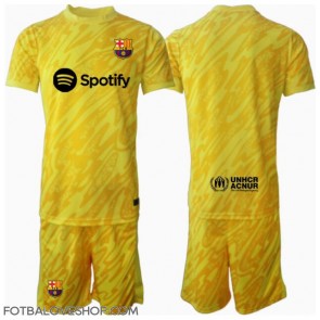Barcelona Brankářské Dětské Domácí Dres 2024-25 Krátký Rukáv (+ trenýrky)