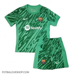 Barcelona Brankářské Dětské Venkovní Dres 2024-25 Krátký Rukáv (+ trenýrky)