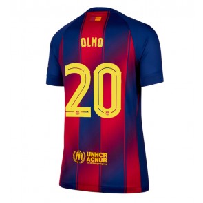 Barcelona Dani Olmo #20 Dámské Domácí Dres 2025-26 Krátký Rukáv