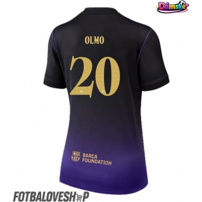 Barcelona Dani Olmo #20 Dámské Venkovní Dres 2026-27 Krátký Rukáv
