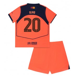 Barcelona Dani Olmo #20 Dětské Alternativní Dres 2025-26 Krátký Rukáv (+ trenýrky)