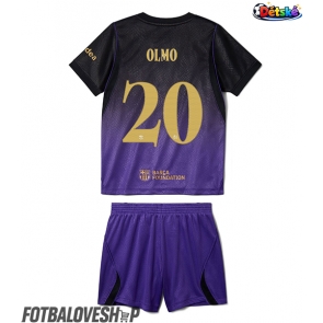 Barcelona Dani Olmo #20 Dětské Venkovní Dres 2026-27 Krátký Rukáv (+ trenýrky)