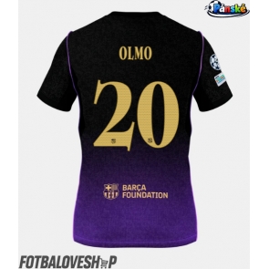 Barcelona Dani Olmo #20 Venkovní Dres 2026-27 Krátký Rukáv
