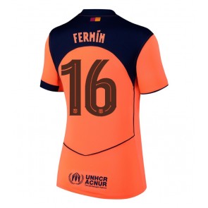 Barcelona Fermin Lopez #16 Dámské Alternativní Dres 2025-26 Krátký Rukáv