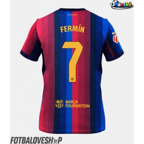Barcelona Fermin Lopez #7 Domácí Dres 2026-27 Krátký Rukáv