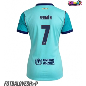 Barcelona Fermin Lopez #7 Dámské Alternativní Dres 2026-27 Krátký Rukáv