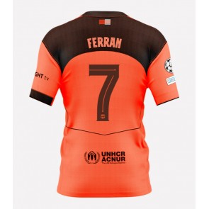Barcelona Ferran Torres #7 Alternativní Dres 2025-26 Krátký Rukáv