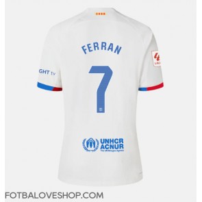 Barcelona Ferran Torres #7 Dámské Venkovní Dres 2023-24 Krátký Rukáv