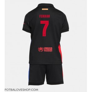Barcelona Ferran Torres #7 Dětské Venkovní Dres 2024-25 Krátký Rukáv (+ trenýrky)