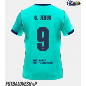 Barcelona Gabriel Jesus #9 Alternativní Dres 2026-27 Krátký Rukáv