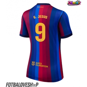 Barcelona Gabriel Jesus #9 Dámské Domácí Dres 2026-27 Krátký Rukáv