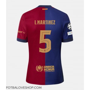Barcelona Inigo Martinez #5 Domácí Dres 2024-25 Krátký Rukáv